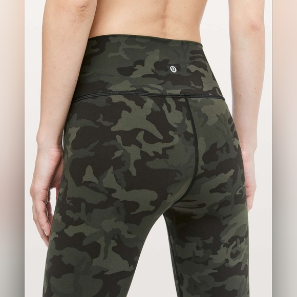 Lululemon Wunder Under Crop (High-Rise) *Full-On Luxtreme 21"Incognito Camo Mu - Picture 13 of 14